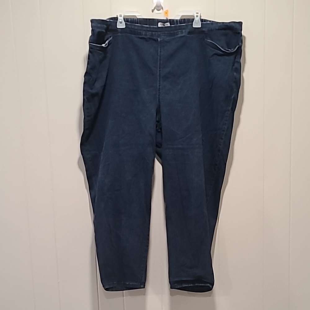 Catherines Petite Flat Front Jeans